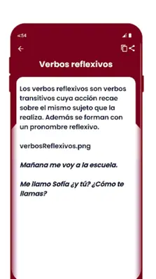 Gramática Del Español android App screenshot 1